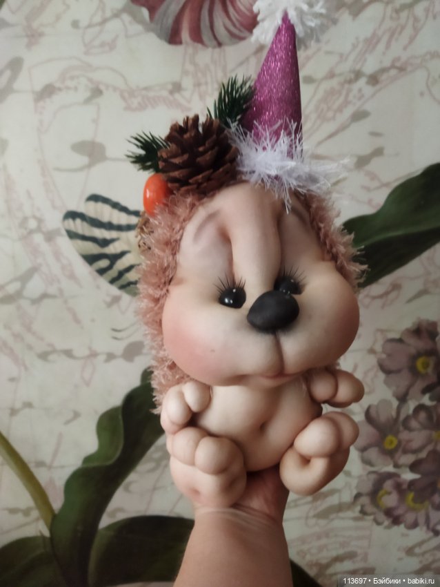 Новогодний ёжик — Авторские игрушки