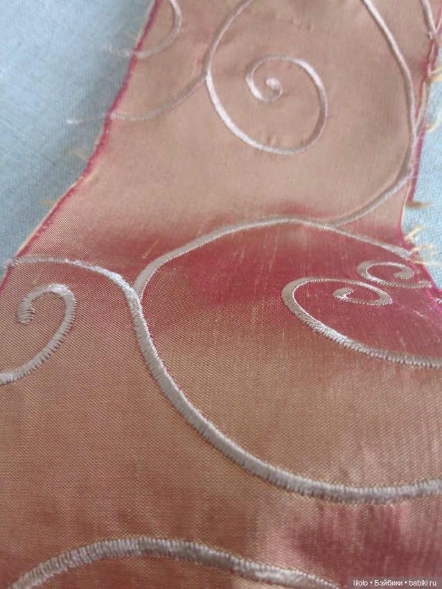 Лот для шитья нарядных платьев для кукольного рукоделия (фото 5)