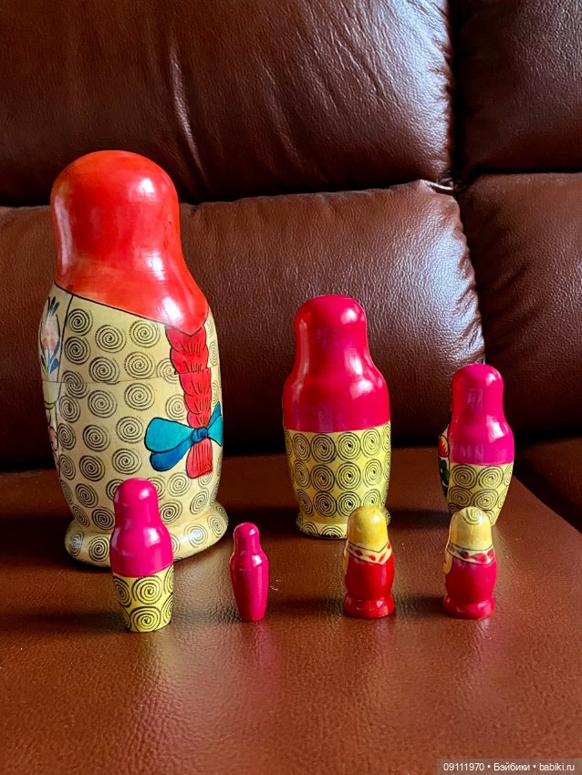 Матрёшки СССР . 7 штук — Винтажные куклы и игрушки детства (фото 3)