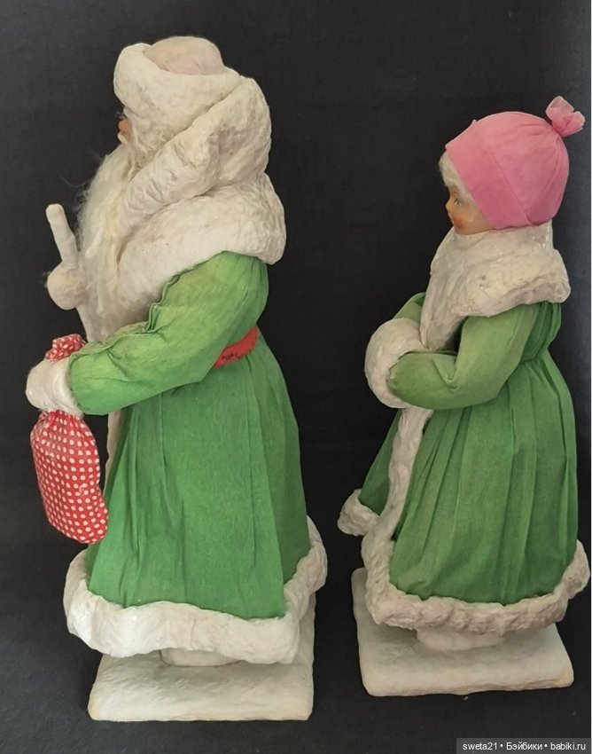 Дед мороз и снегурочка СССР (продажа лотом) (фото 5)