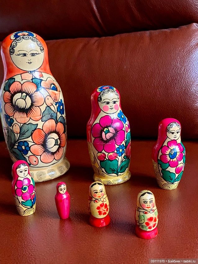 Матрёшки СССР . 7 штук — Винтажные куклы и игрушки детства (фото 8)