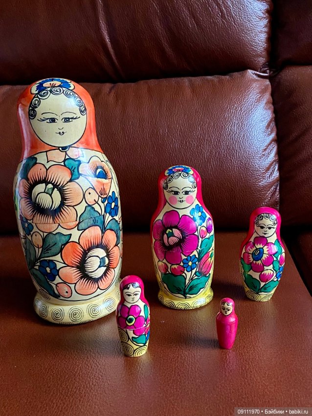 Матрёшки СССР . 7 штук — Винтажные куклы и игрушки детства (фото 6)