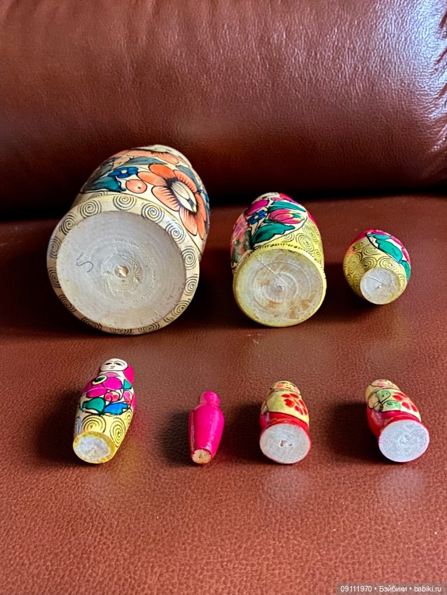 Матрёшки СССР . 7 штук — Винтажные куклы и игрушки детства (фото 7)