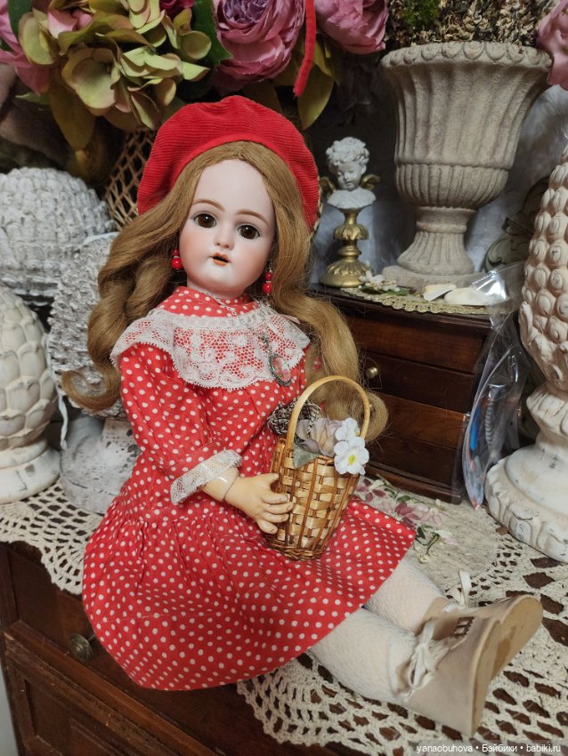 Антикварная куколка Хандверк 79, рост 45 см (фото 7)