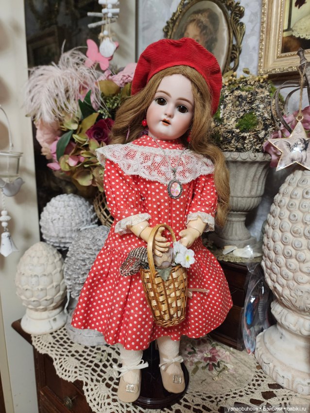 Антикварная куколка Хандверк 79, рост 45 см (фото 6)
