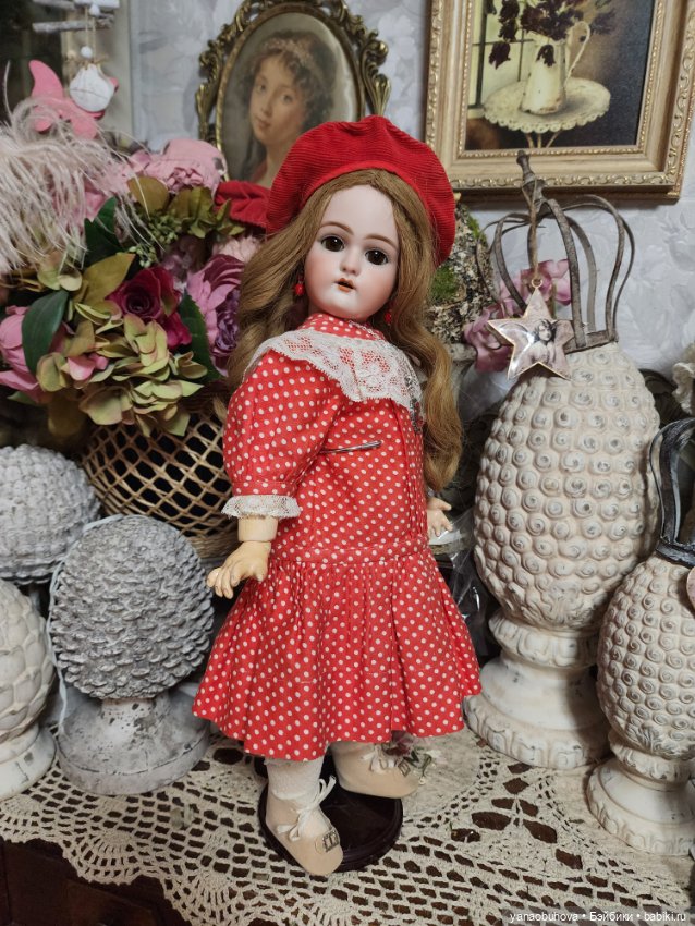 Антикварная куколка Хандверк 79, рост 45 см (фото 3)