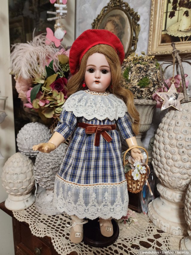 Антикварная куколка Хандверк 79, рост 45 см (фото 8)