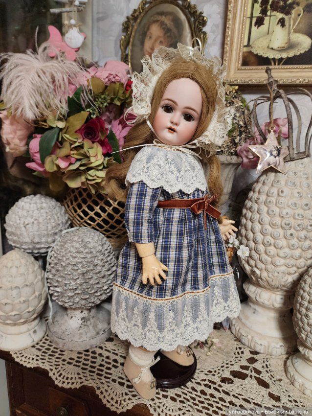 Антикварная куколка Хандверк 79, рост 45 см (фото 9)