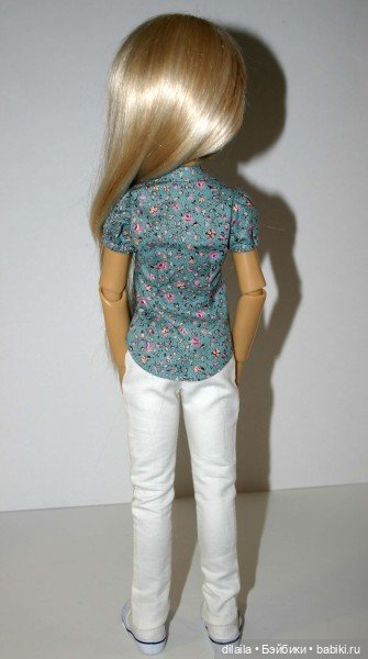 Выкройка PDF в натуральную величину / блузка и брюки для куклы Kaye Wiggs (фото 4)