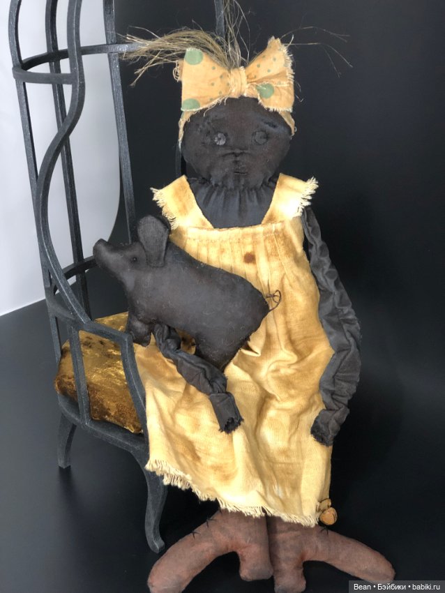 Примитивная чердачная кукла ручная работа (фото 8)