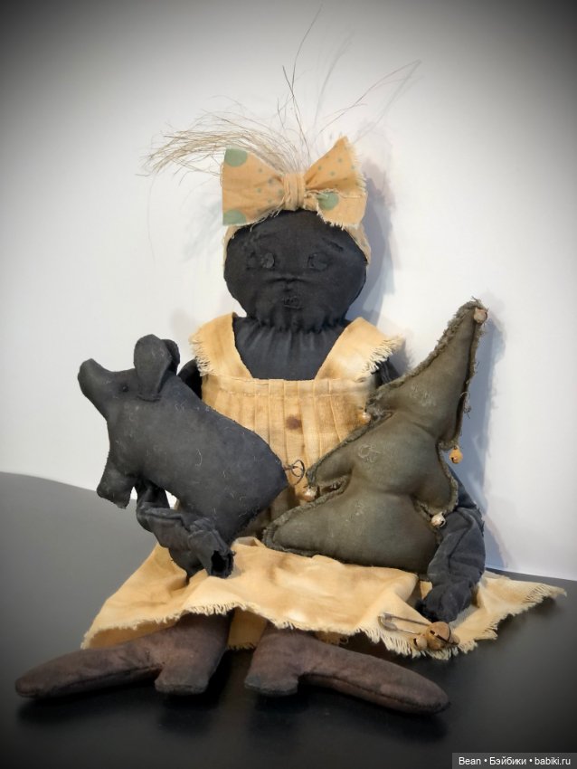 Примитивная чердачная кукла ручная работа