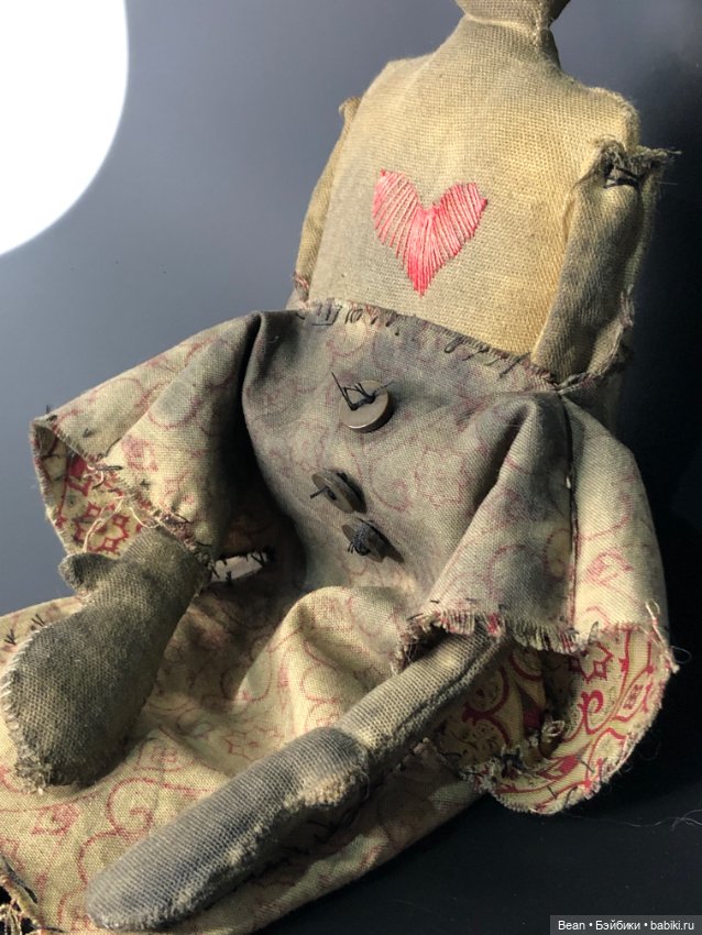 Кукла чердачная экстремальный примитив ручная работа (фото 7)