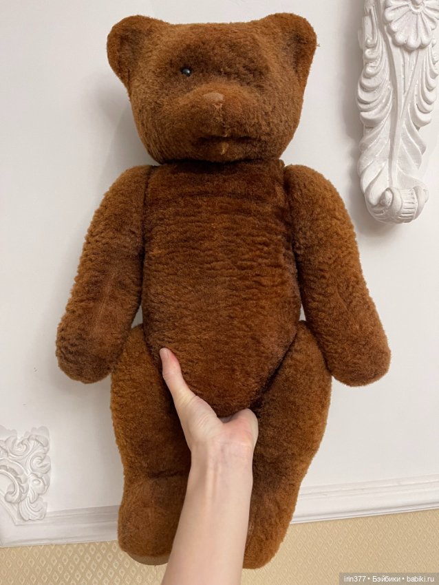 Мишка с формованной головой СССР