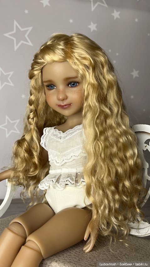 Парик натуральный блондин для Руби Ред (фото 8)