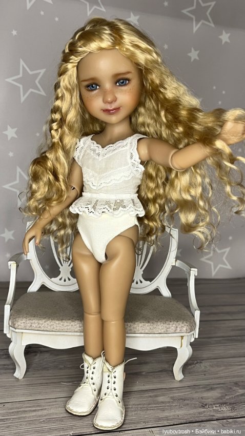 Парик натуральный блондин для Руби Ред