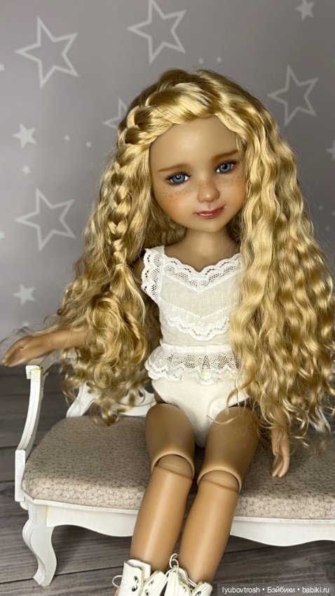 Парик натуральный блондин для Руби Ред (фото 7)