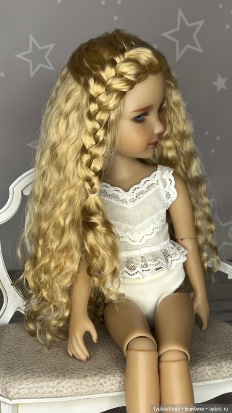 Парик натуральный блондин для Руби Ред (фото 3)