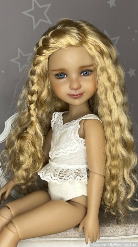 Парик натуральный блондин для Руби Ред (фото 6)