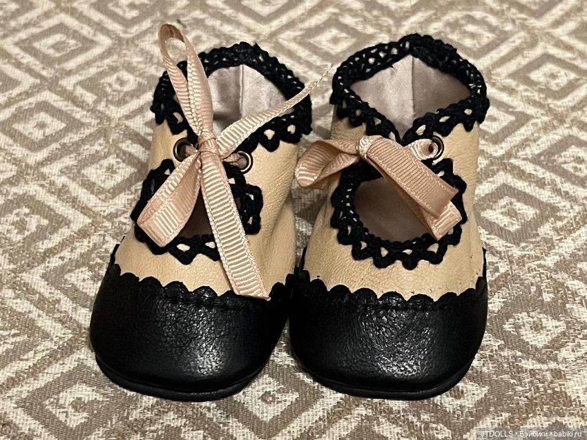 Туфли для антикварной куклы (фото 3)