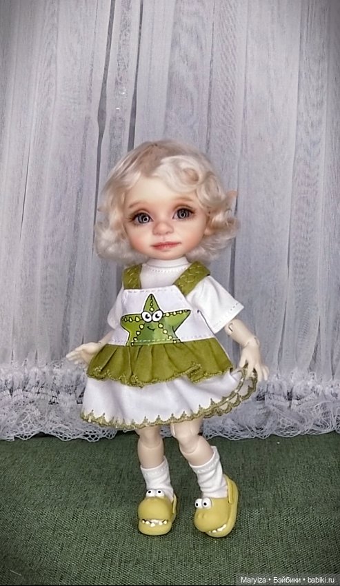 Эльфийский ребёнок БЖД из смолы Бублик