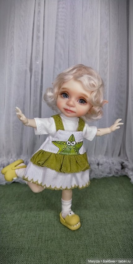 Эльфийский ребёнок БЖД из смолы Бублик (фото 5)