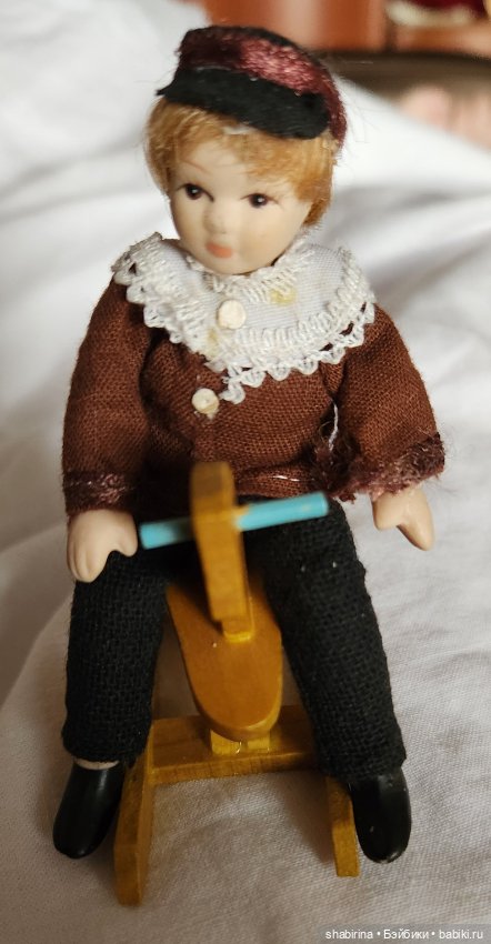 Мальчик на лошадке — Винтажные куклы и игрушки детства