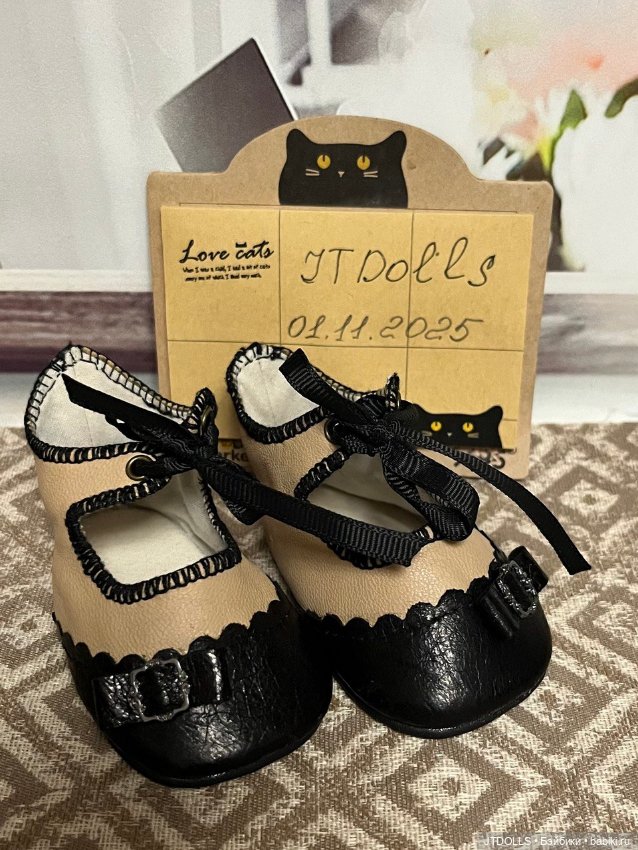 Туфли для антикварной куклы (фото 8)