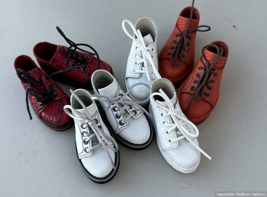 Ботиночки для минифи из натуральной кожи