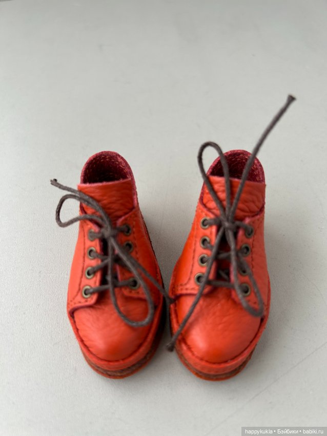 Ботиночки для минифи из натуральной кожи (фото 4)