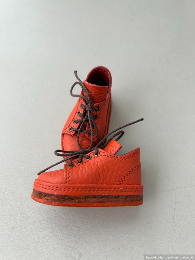 Ботиночки для минифи из натуральной кожи (фото 5)