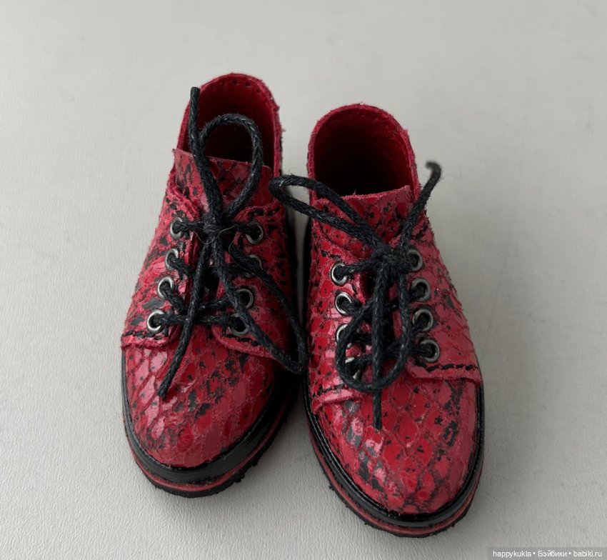 Ботиночки для минифи из натуральной кожи (фото 2)