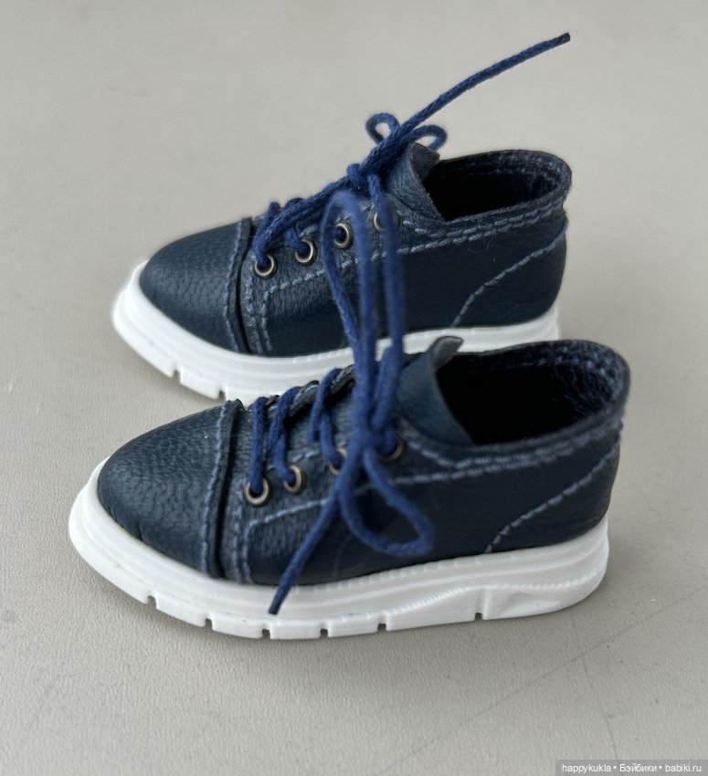 Кроссовки для минифи из натуральной кожи, подходят для принца Н. Лосевой (фото 5)