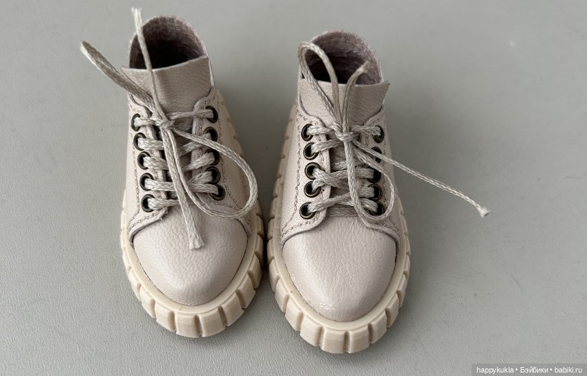 Кроссовки для минифи из натуральной кожи, подходят для принца Н. Лосевой (фото 6)