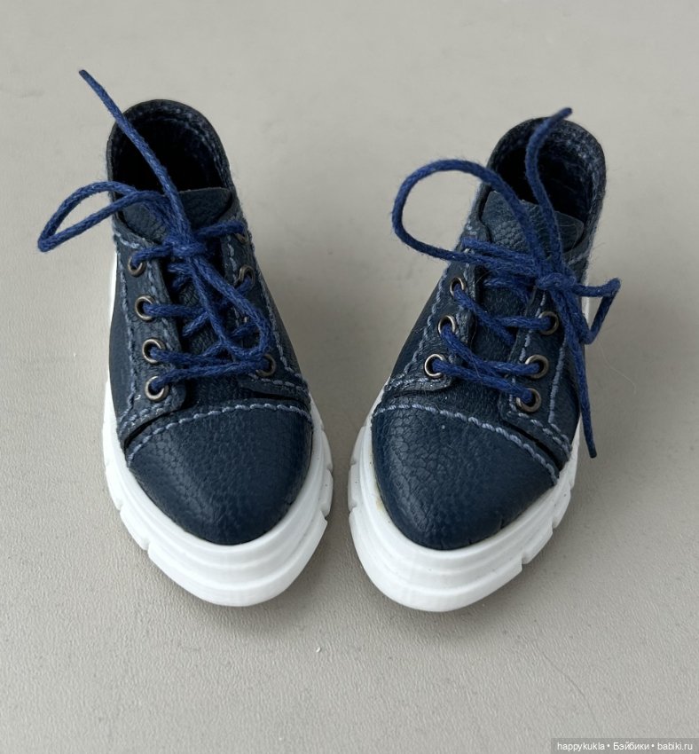 Кроссовки для минифи из натуральной кожи, подходят для принца Н. Лосевой (фото 4)
