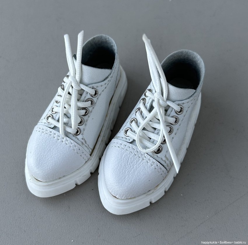 Кроссовки для минифи из натуральной кожи, подходят для принца Н. Лосевой (фото 2)