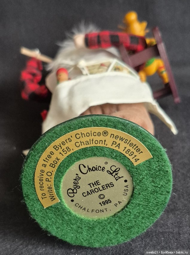 Дед мороз от Byers Choice 1995г