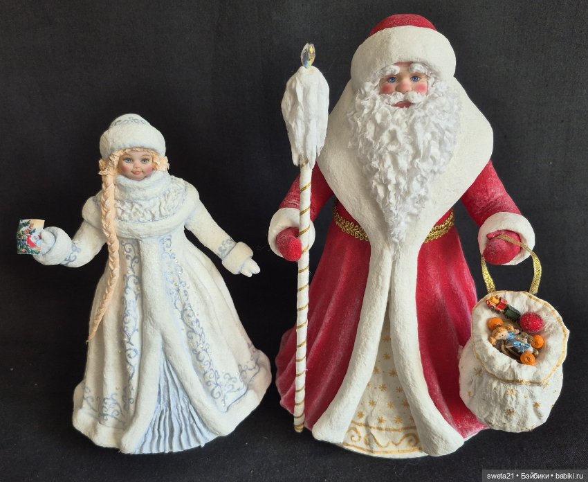 Дед мороз и снегурочка (продажа лотом)