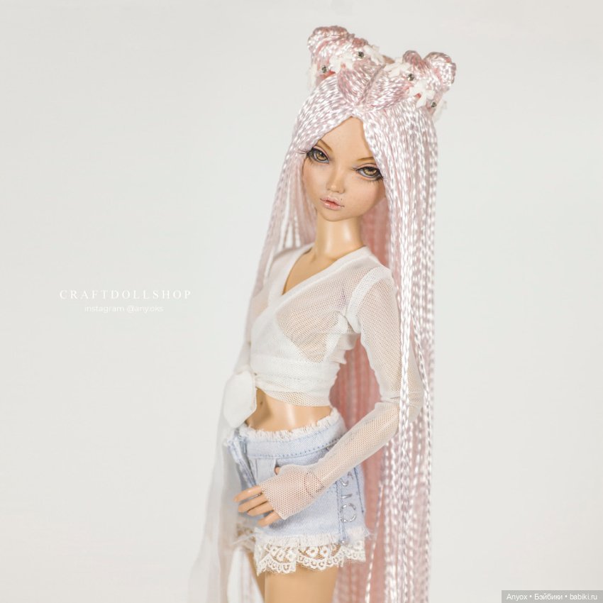 Парик для Минифи Minifee — Клубничная Блондинка (фото 9)