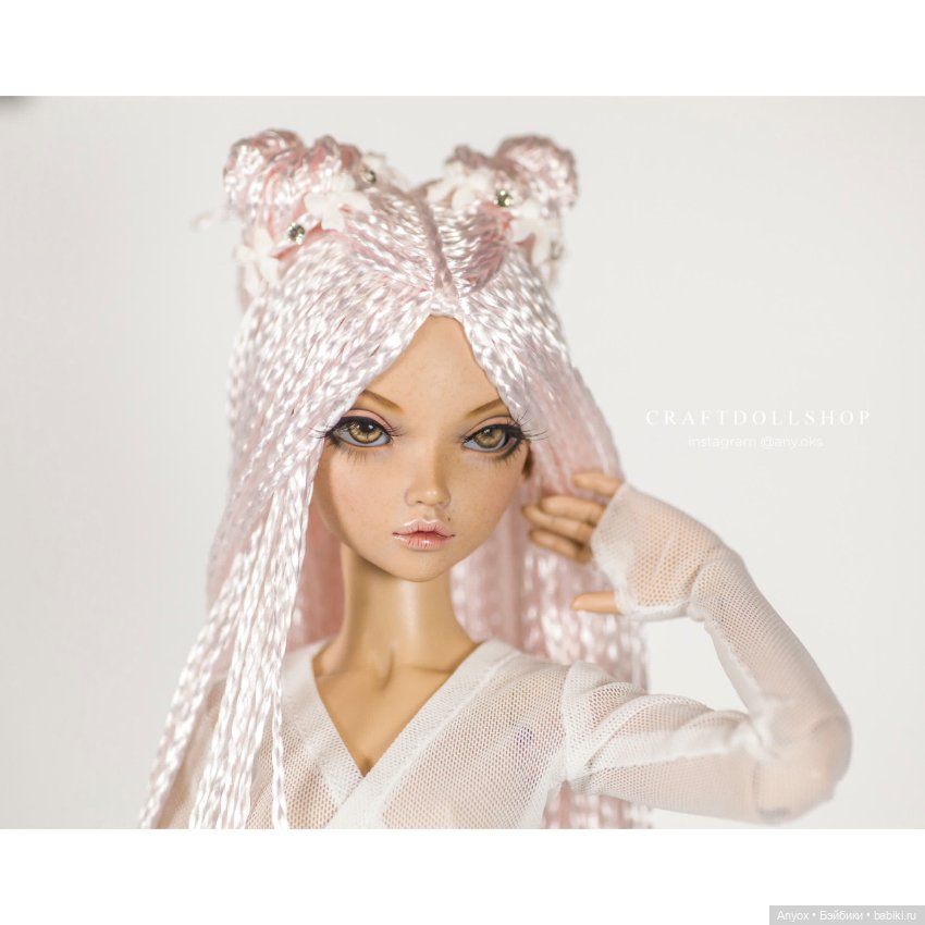 Парик для Минифи Minifee — Клубничная Блондинка (фото 8)