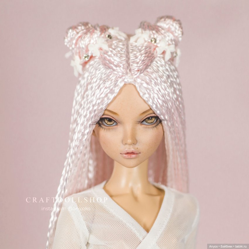 Парик для Минифи Minifee — Клубничная Блондинка (фото 3)