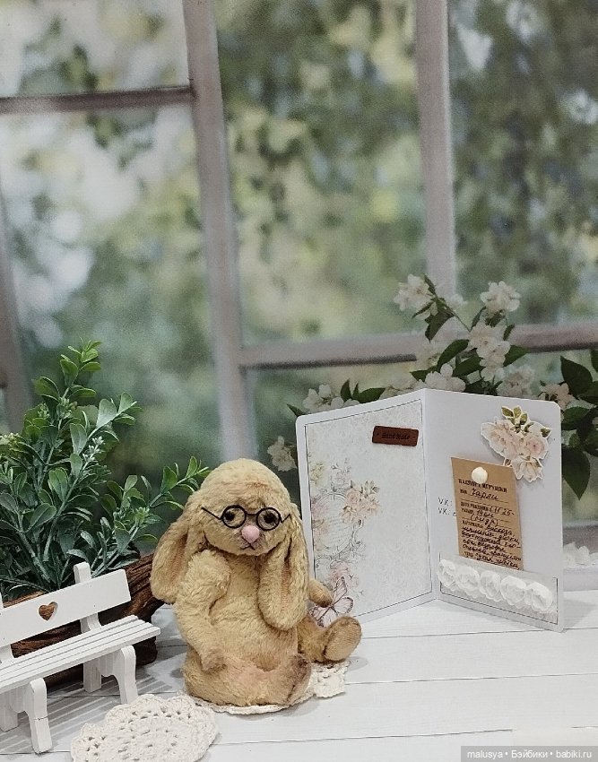 Кролик,зайка,Тедди — Авторские игрушки (фото 6)