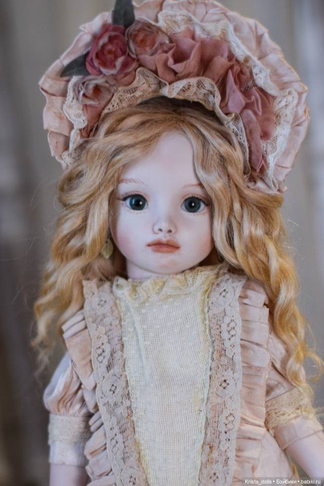 Кукла фарфоровая шарнирная Аксинья (фото 4)
