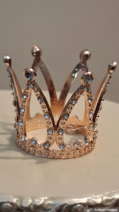 Корона для маленьких принцесс из металла (фото 6)