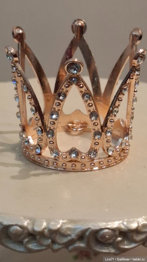Корона для маленьких принцесс из металла (фото 3)