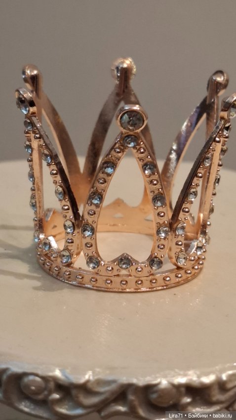 Корона для маленьких принцесс из металла (фото 7)