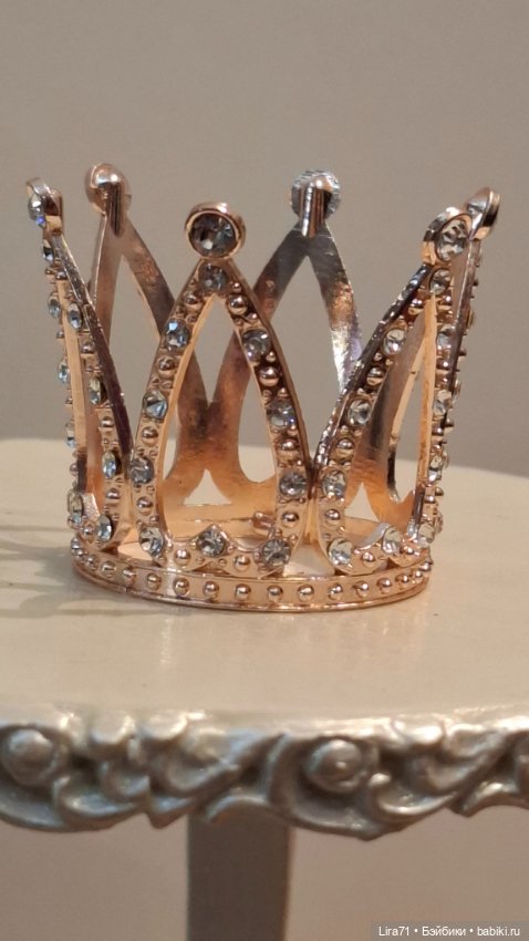 Корона для маленьких принцесс из металла (фото 5)