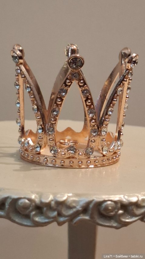 Корона для маленьких принцесс из металла (фото 4)