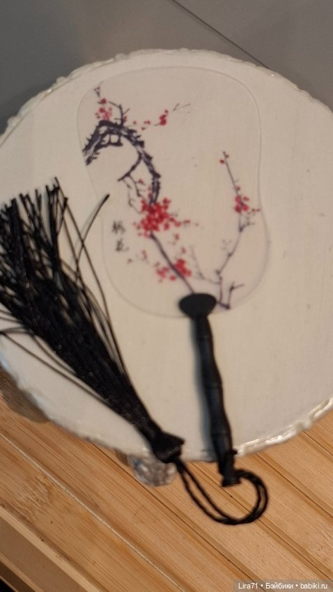 Веер для кукол бжд — Аксессуары для BJD (фото 4)