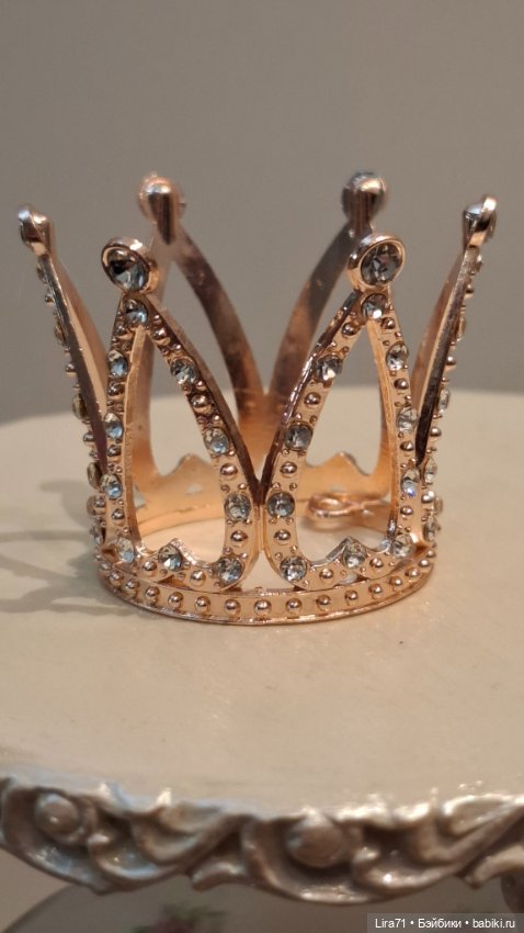 Корона для маленьких принцесс из металла (фото 2)