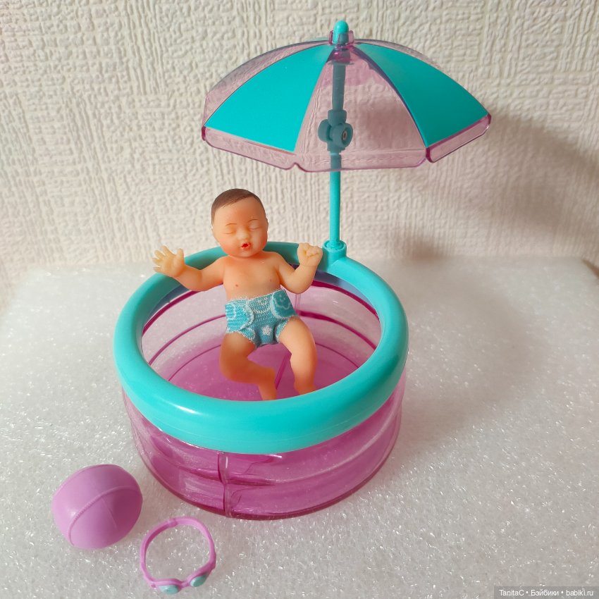 Zuru my mini baby series 2 ! Малыш в бассейне полные набор (фото 2)